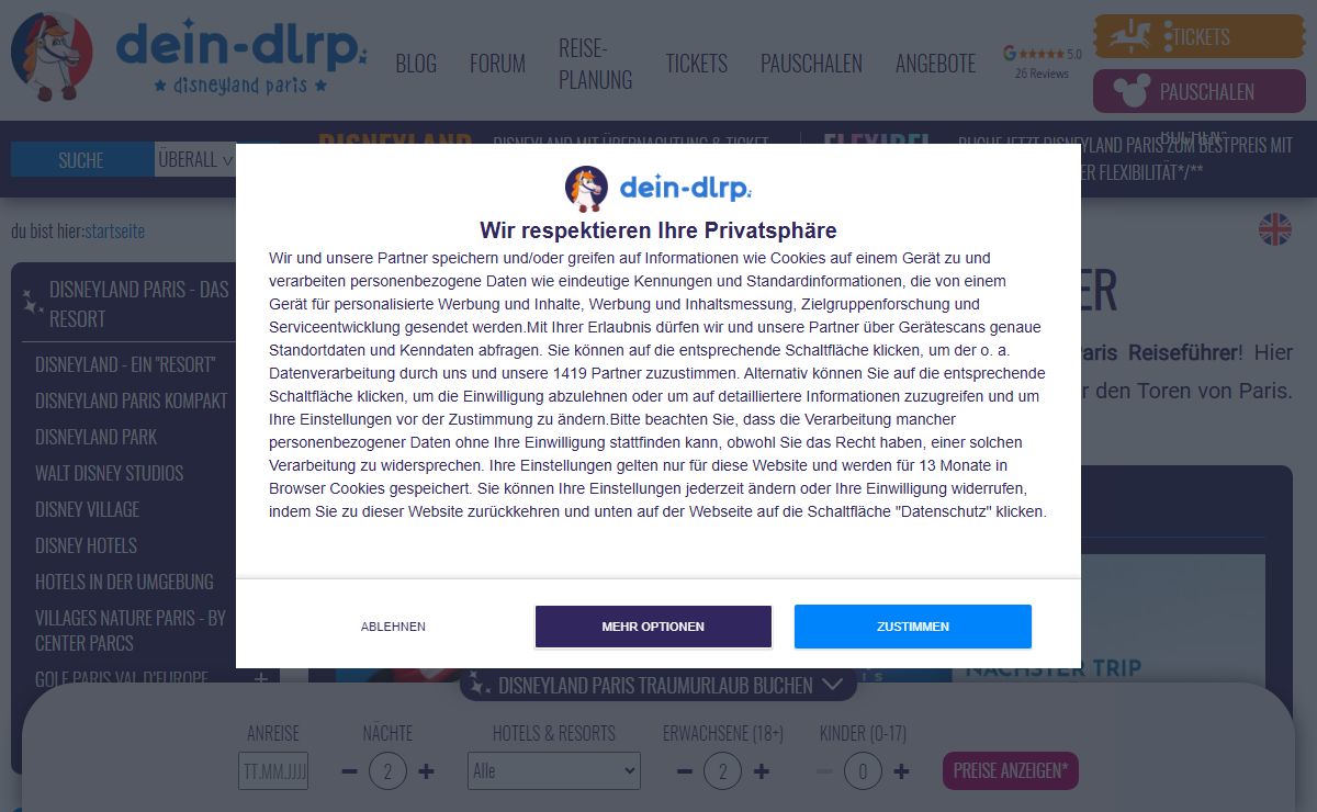 Disneyland Paris Reiseführer | Dein Guide mit Insider-Tipps auf dein-dlrp