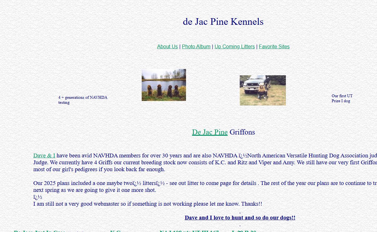 de Jac's Web page