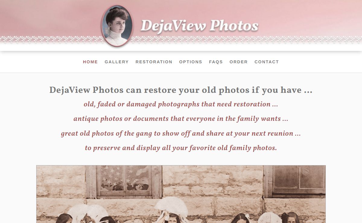 DejaView Photos Digital Photo Restoration Services