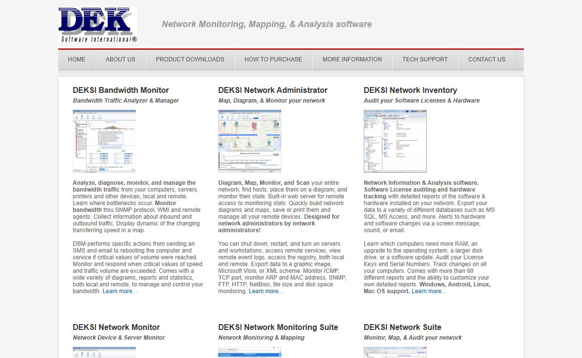 Manage, Monitor, Map, Audit, Diagram your network