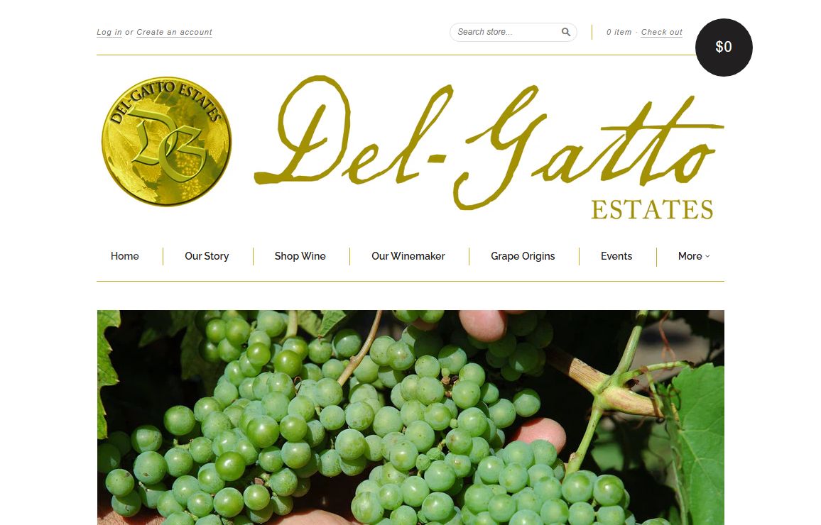 Del-Gatto Estates vineyard and winery