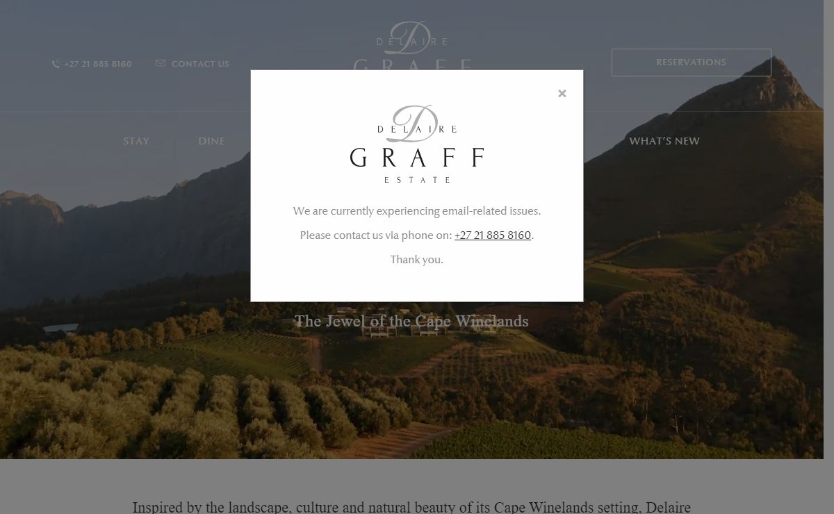 Delaire Graff Estate | Wine, Dine, Stay, Spa & Art in Stellenbosch