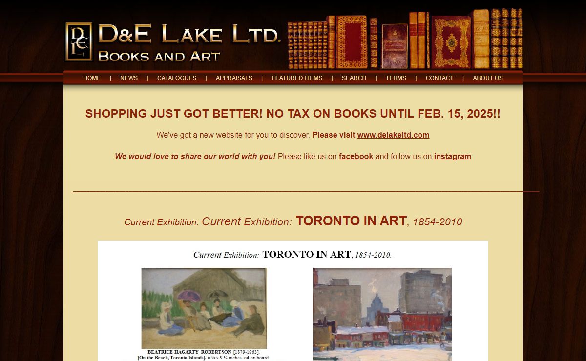 D&E Lake Ltd. - Books and Art