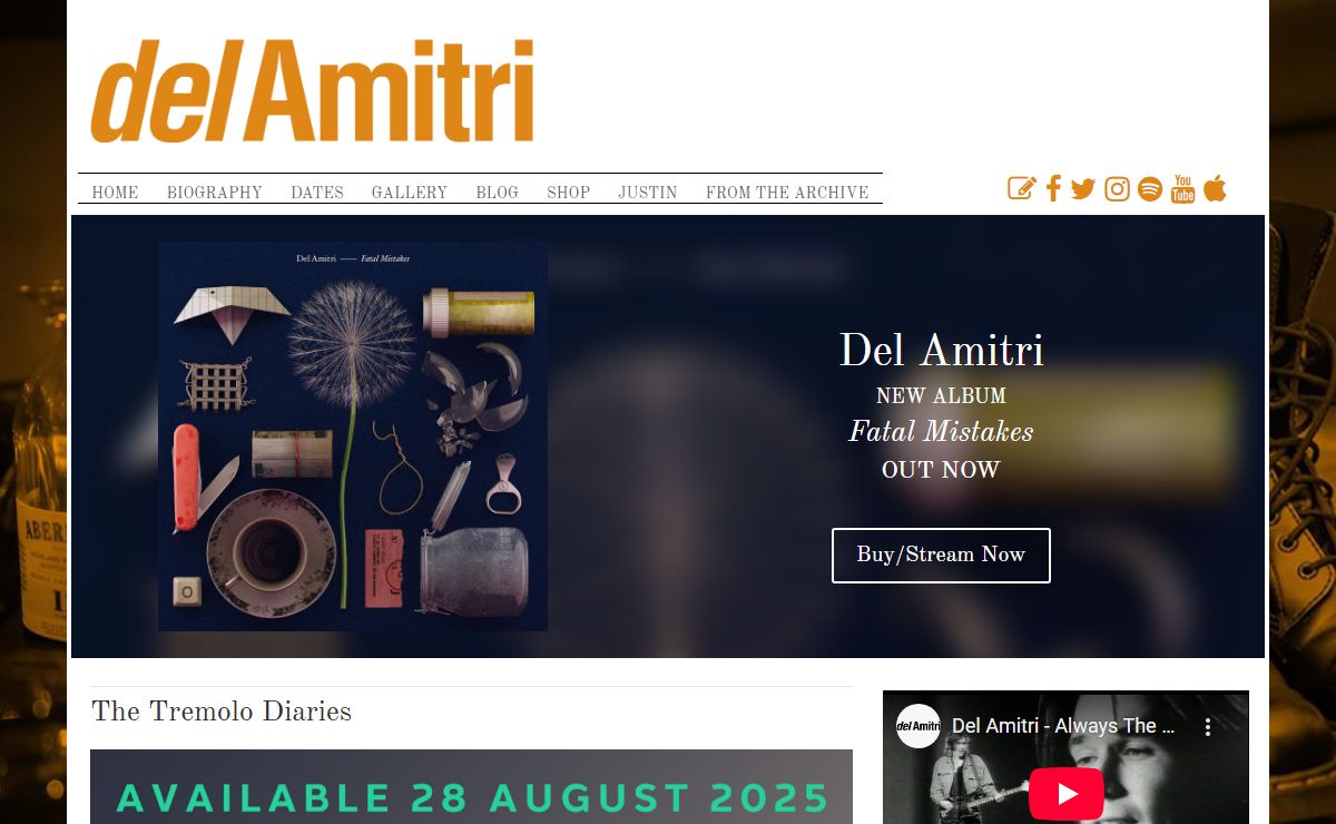 Del Amitri | The Official Online Home of Del Amitri