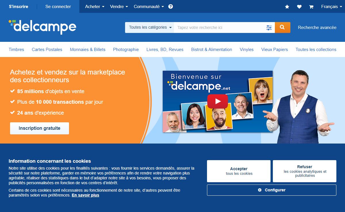 Delcampe | Acheter et vendre ses objets de collection
