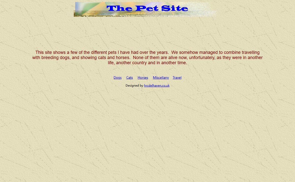 The Pet Site