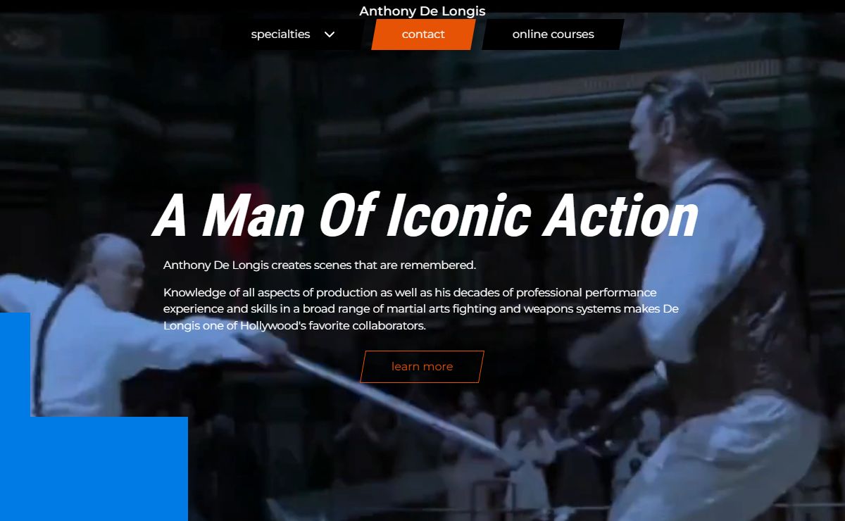 Anthony De Longis - A Man Of Iconic Action