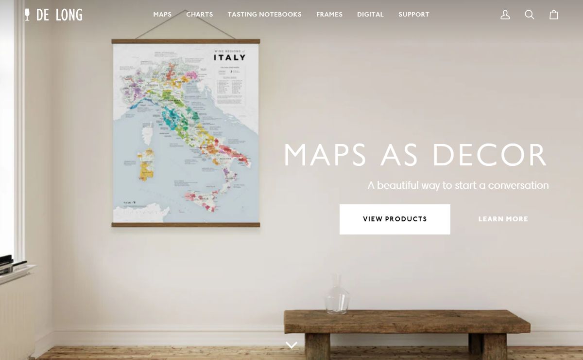 De Long - Wine Maps, Charts & Tasting Notebooks - Learn about Wine