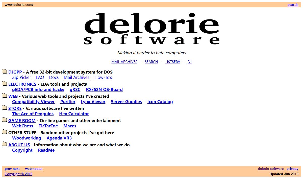 delorie software