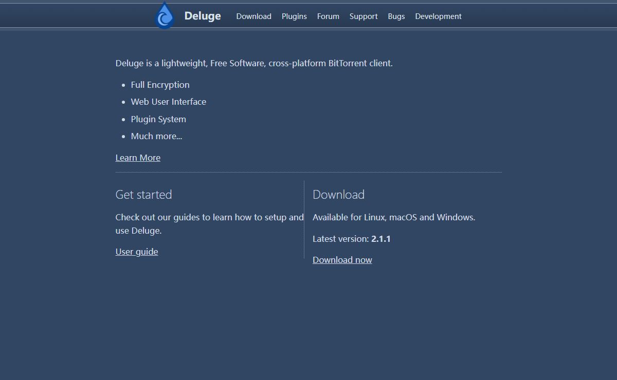 Welcome - Deluge