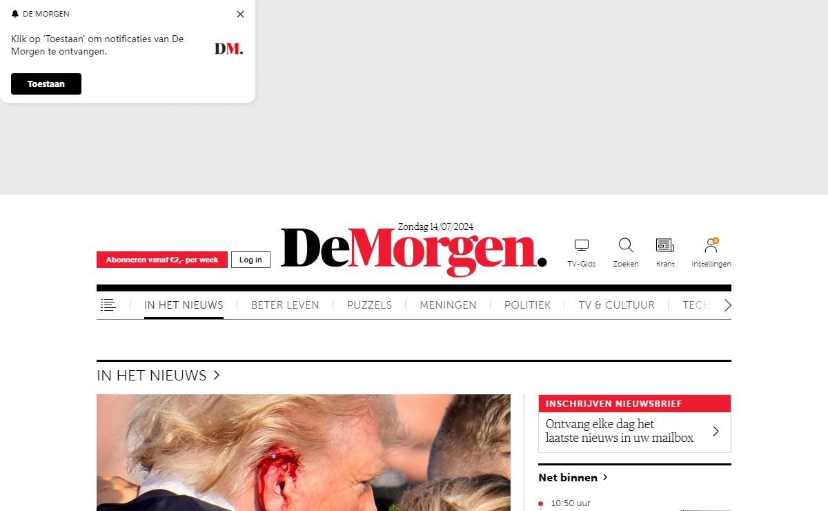 Nieuws | De Morgen
