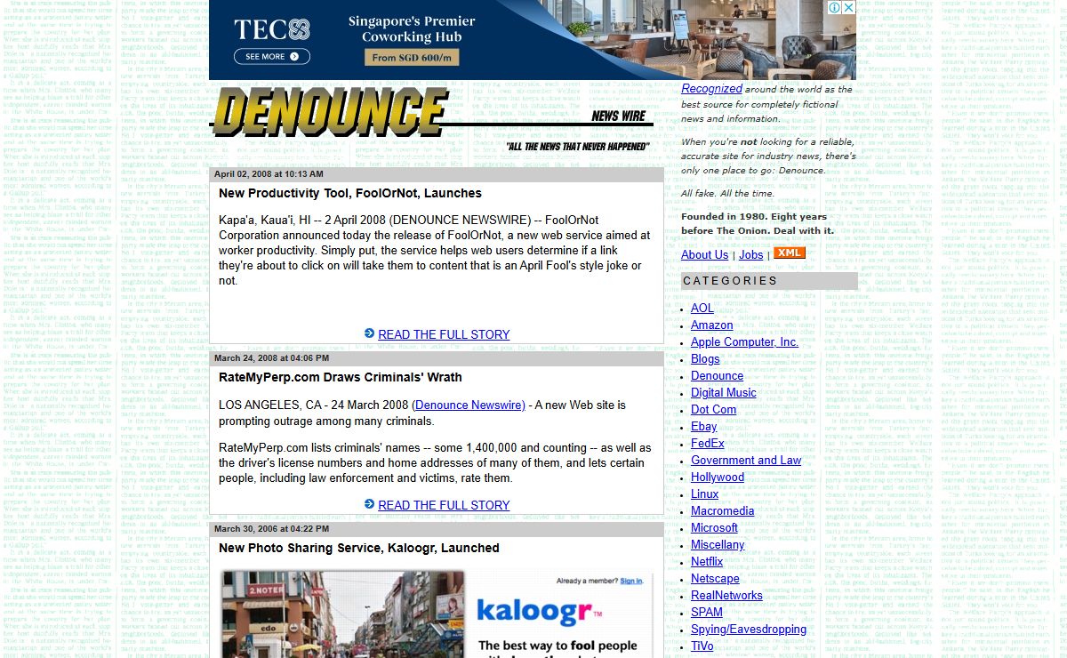 Denounce Newswire
