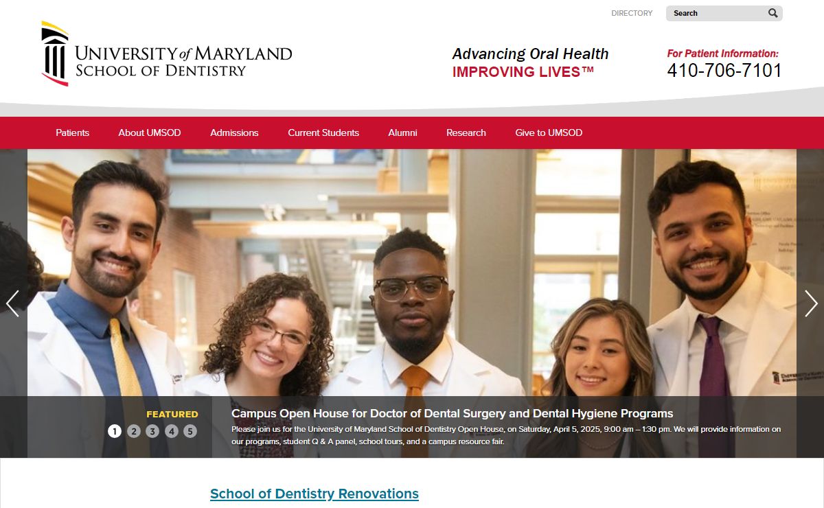 University of Maryland School of Dentistry - University of Maryland, Baltimore