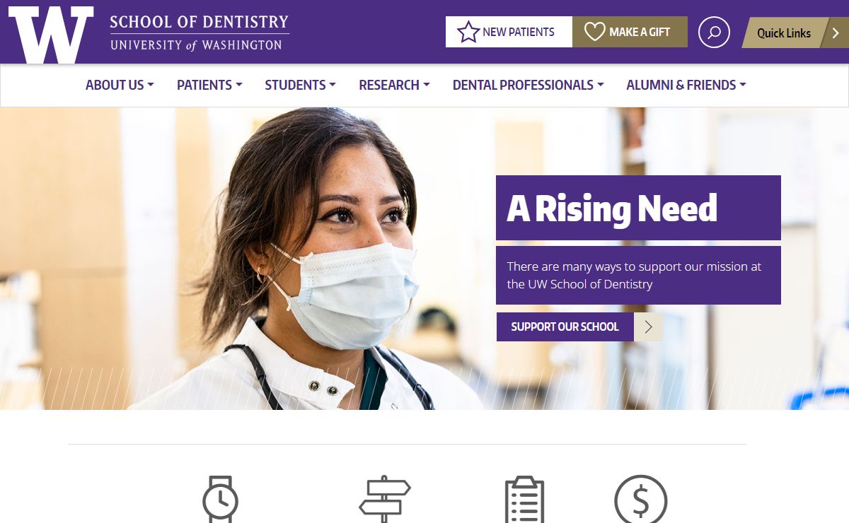 Dentistry Seattle WA - Dentists Seattle WA - Dental School Seattle WA -