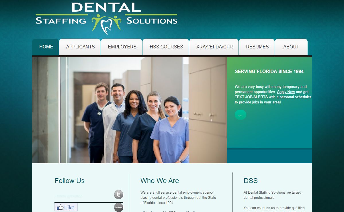 Welcome to Dental Staffing Solutions