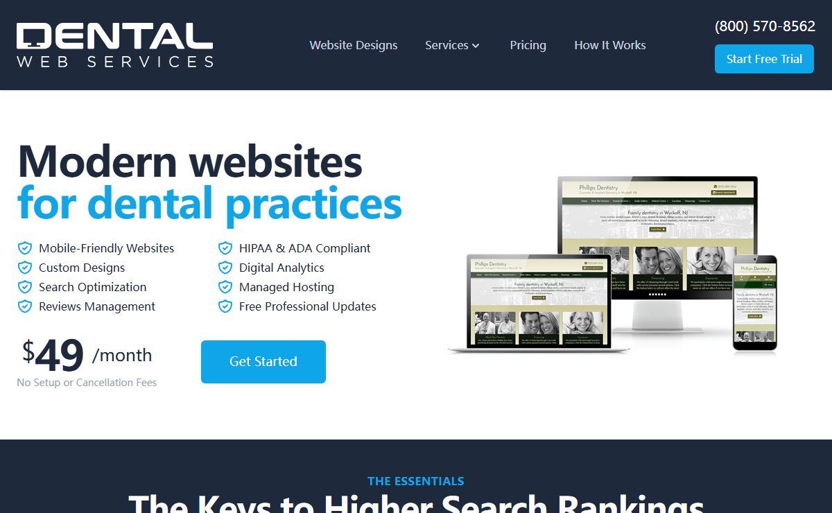 Dental Websites by Dental Web Services