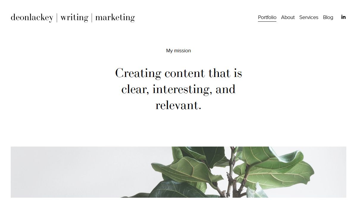 deonlackey | writing | marketing
