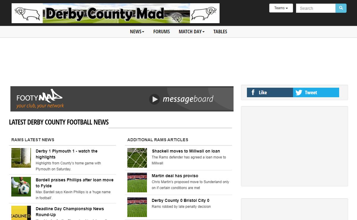 Derby County News - Derby County-Mad