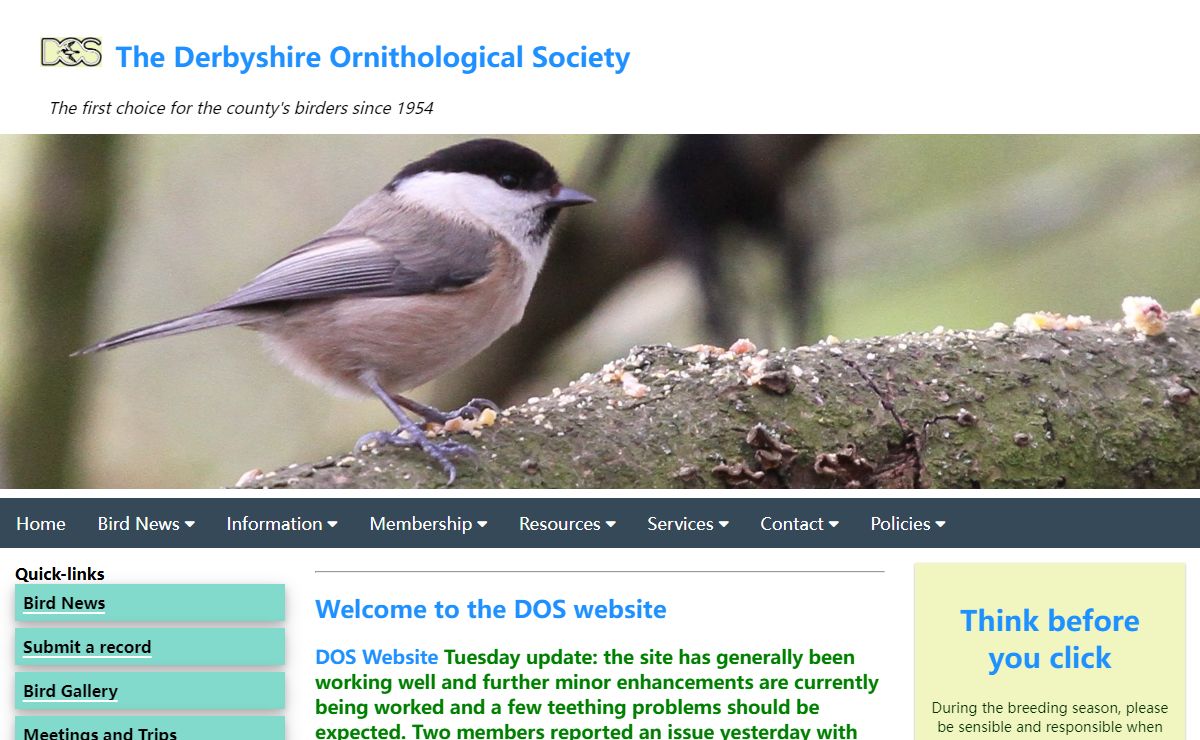 Derbyshire Ornithological Society Home Page