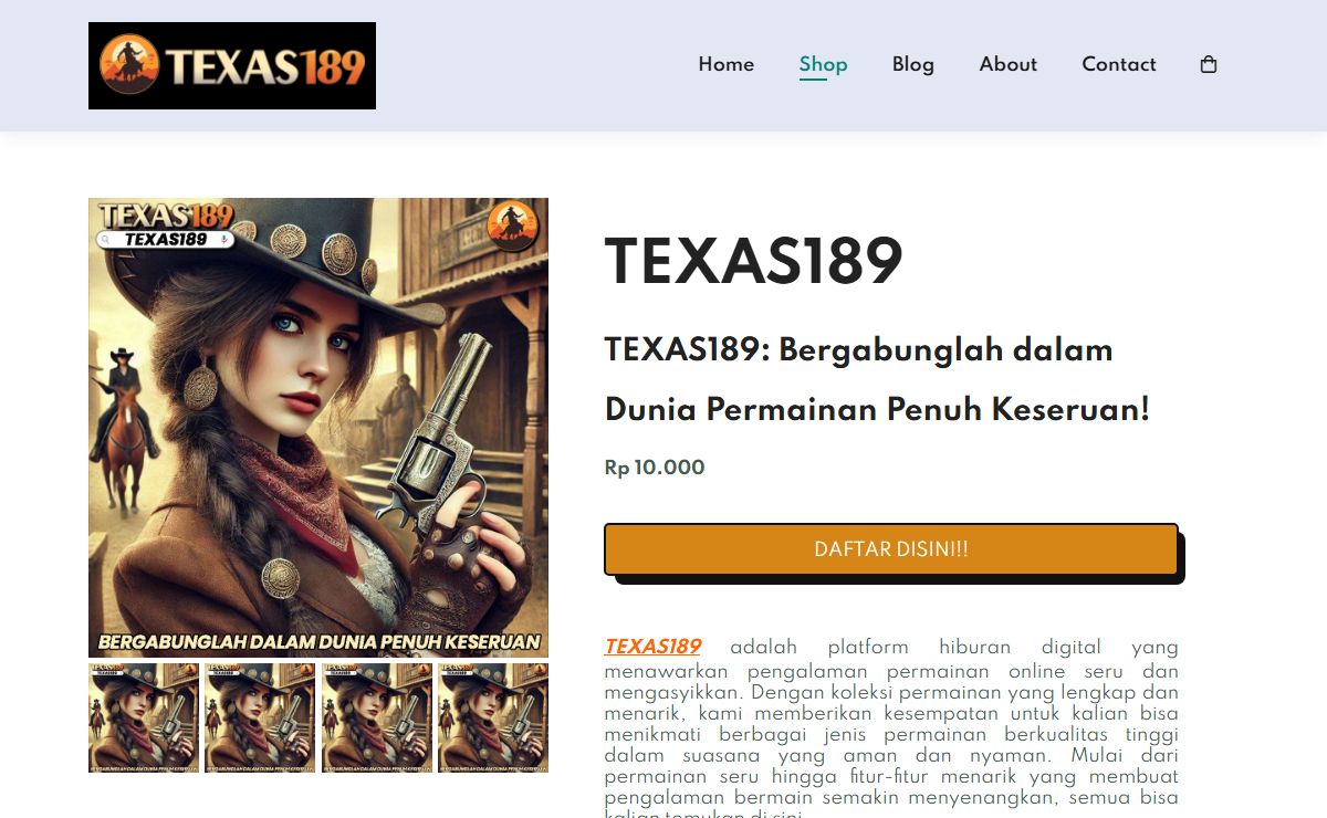 TEXAS189: Bergabunglah dalam Dunia Permainan Penuh Keseruan!