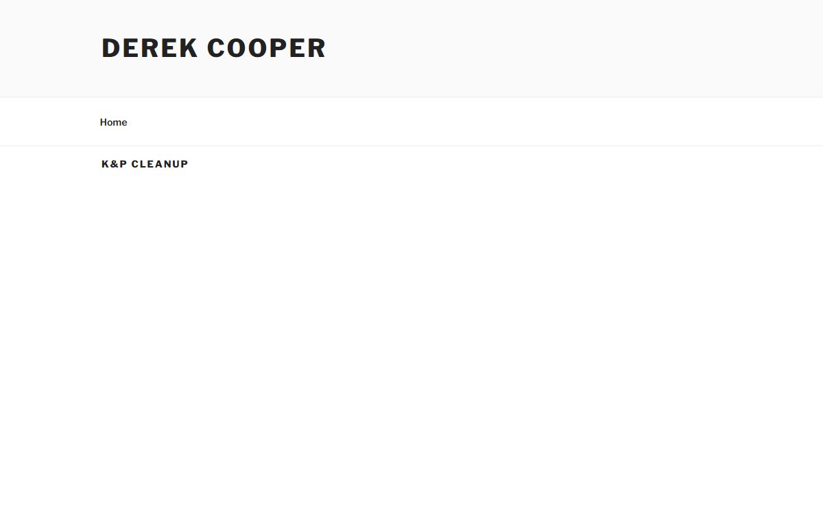 Derek Cooper