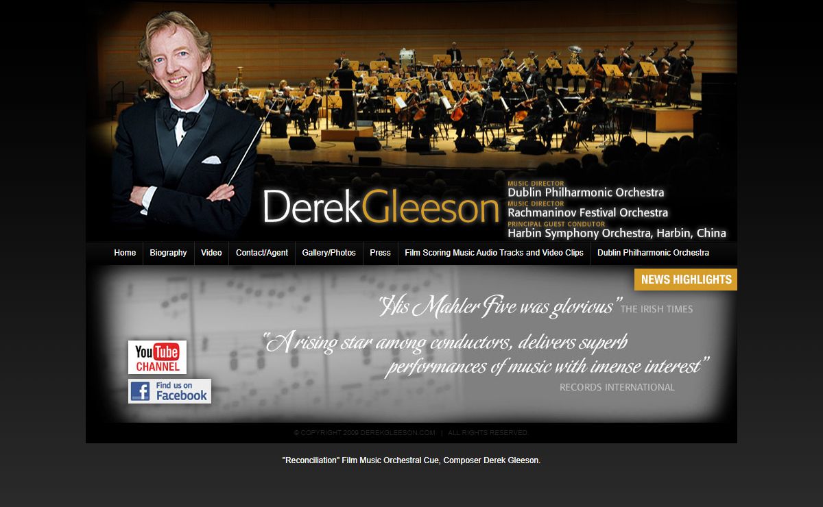 DEREK GLEESON :: Music Director - Dublin Philharmonic Orchestra