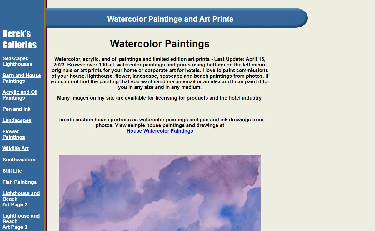 WATERCOLOR PAINTINGS | Art for Sale Online | Painting Commissions