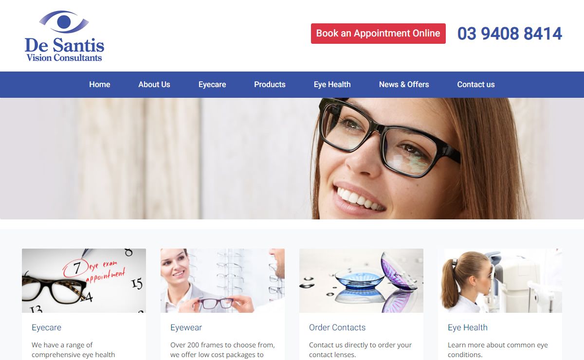 Optometrist Epping | Northern Suburbs | De Santis Vision Consultants | Melbourne
