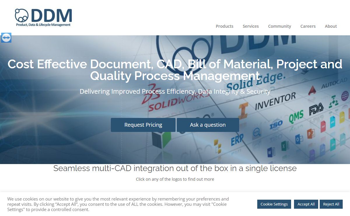 DDM - Multi CAD PLM, PDM, Document & Process Management