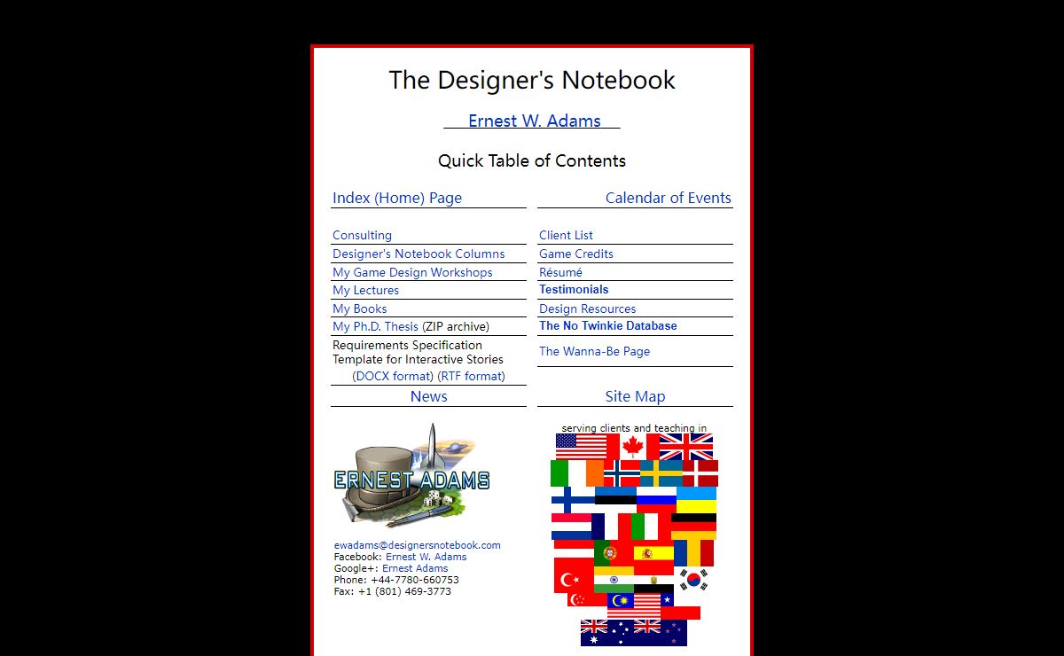The Designer's Notebook Cover