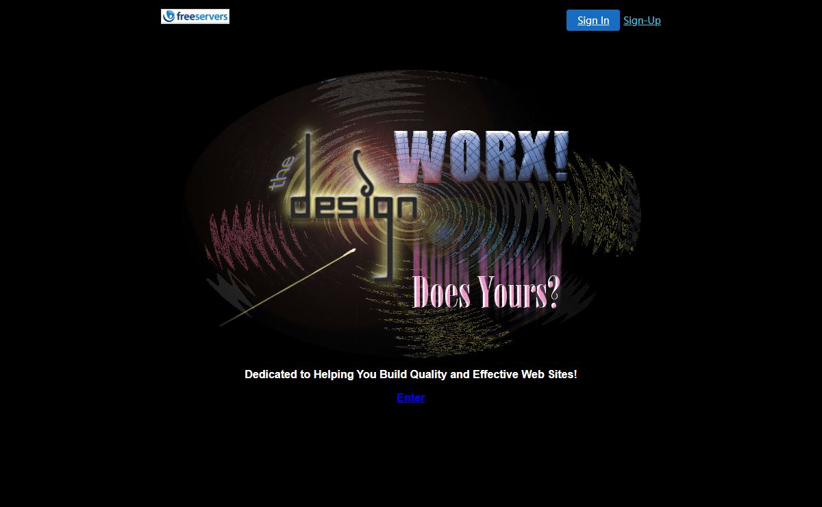 The DesignWORX! Building Quality and Effective Web Sites!