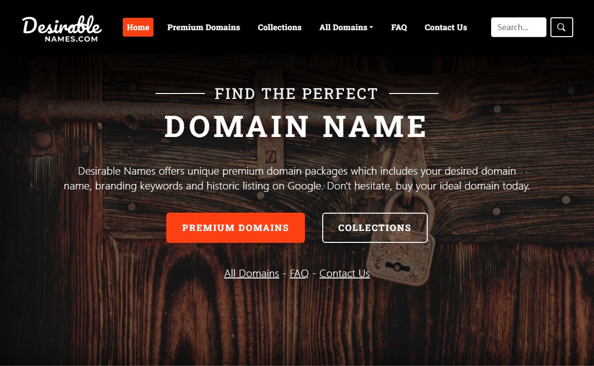 Premium Domains for Sale - Desirable Names