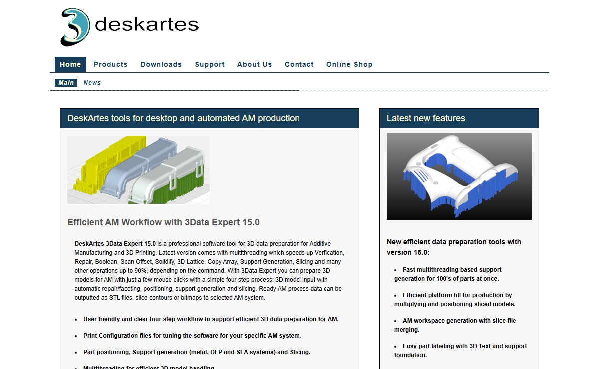 DeskArtes 3D products - Additive Manufacturing and 3D Printing software