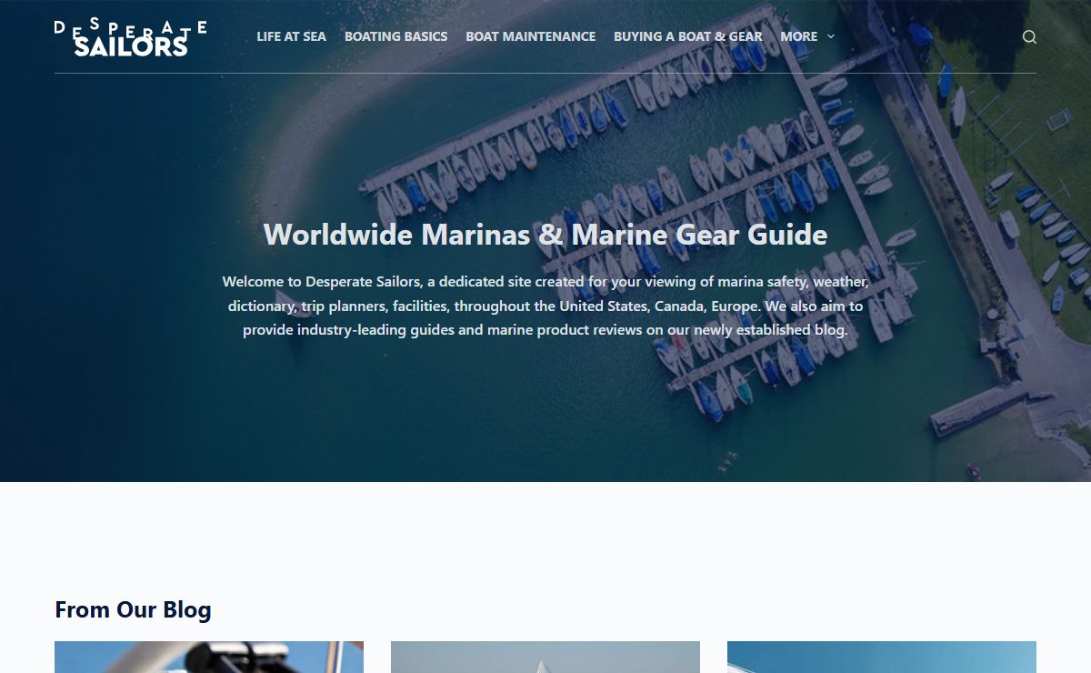 Worldwide Marinas & Marine Gear Guide - DesperateSailors.com