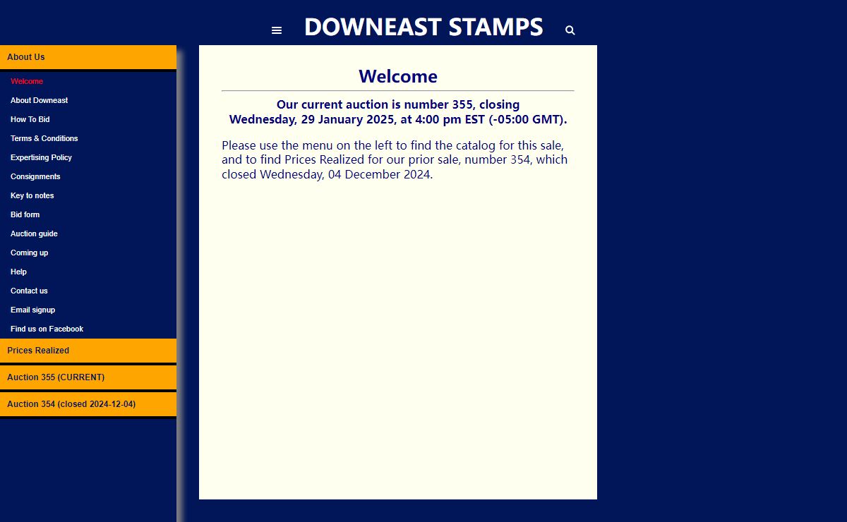 Downeast Stamps: Welcome