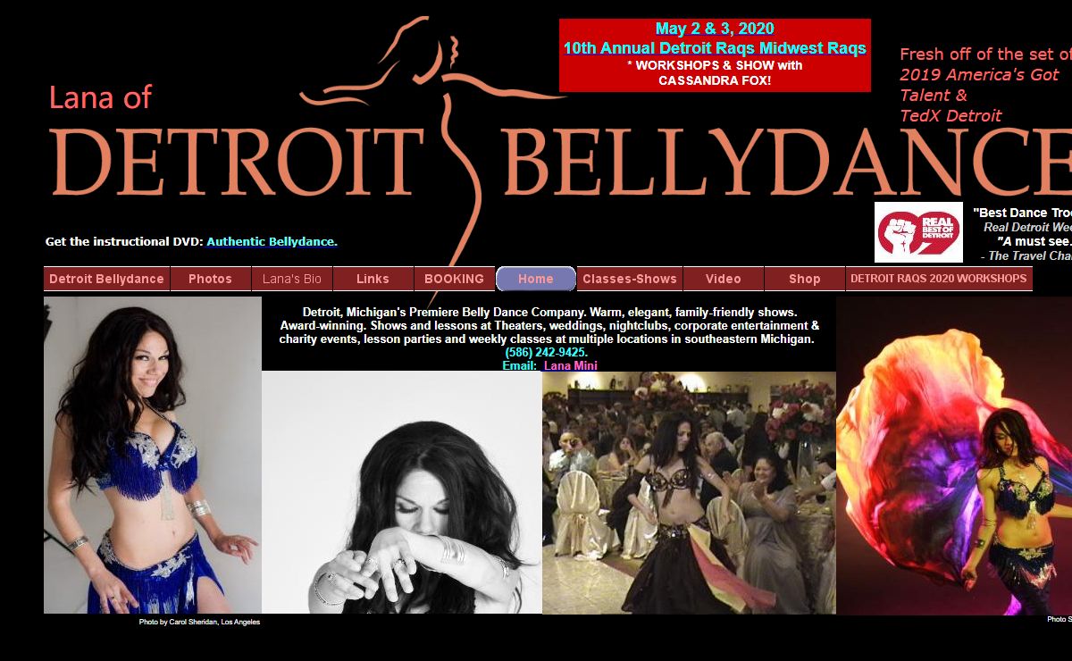 Lana Detroit Bellydance Home