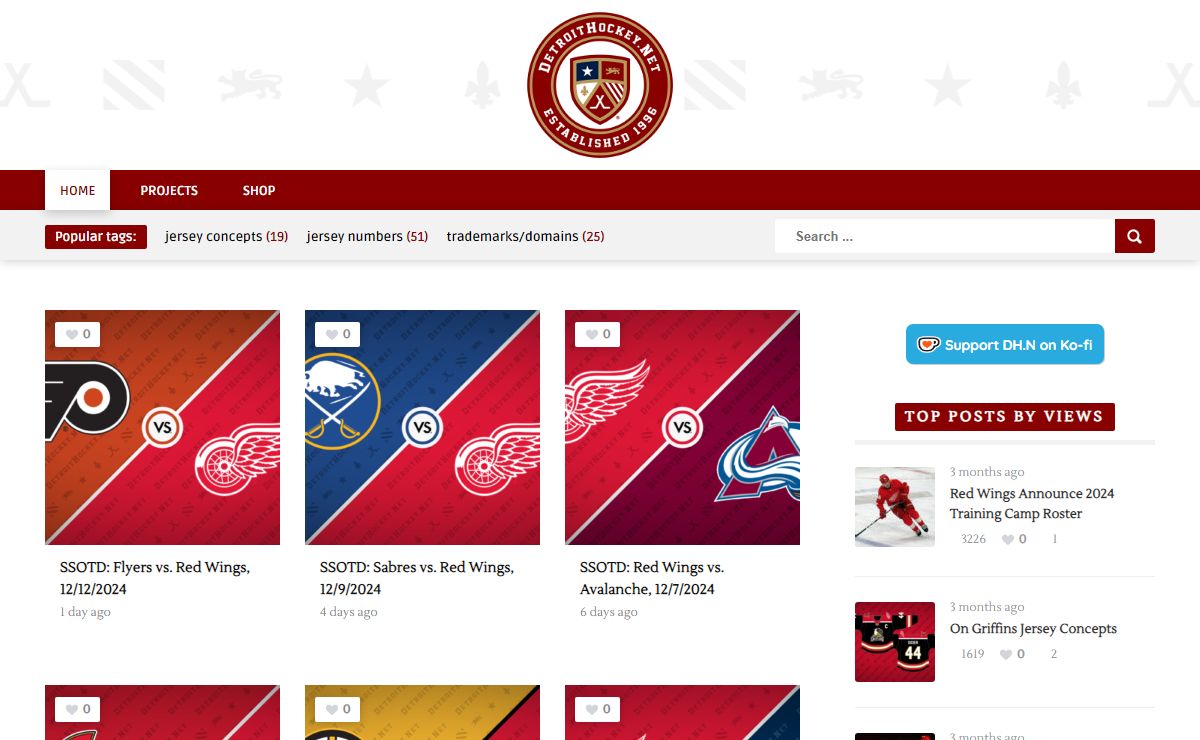 DetroitHockey.Net – Detroit Red Wings News and Blogs. Established 1996.