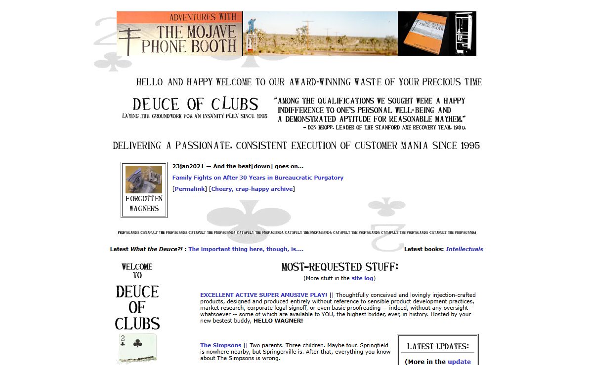 Deuce of Clubs: A Demonstrated Aptitude for Reasonable Mayhem