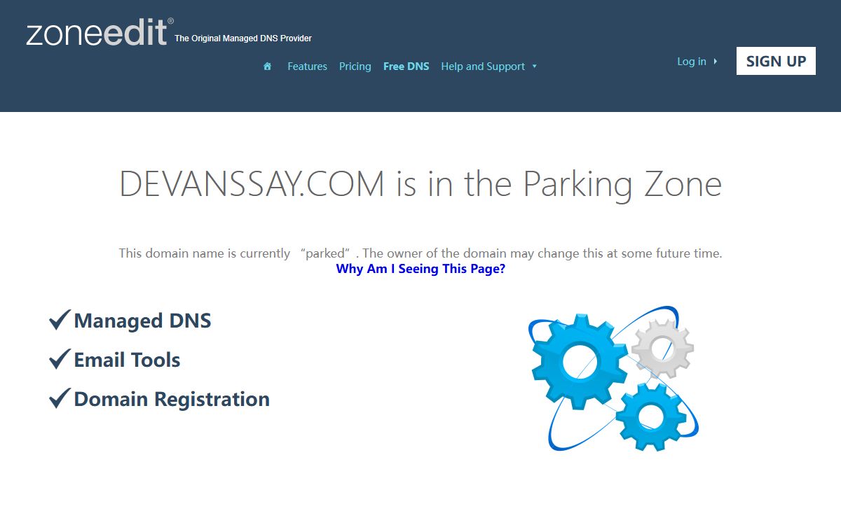 Domain Parked « Zoneedit