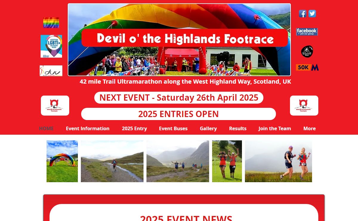 Devil o' the Highlands Footrace Trail Ultramarathon