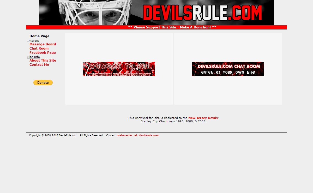 New Jersey Devils Rule - NJ Devils Fan Site