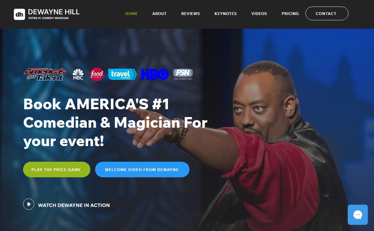 Voted #1 Corporate and Comedy Magician Dewayne Hill