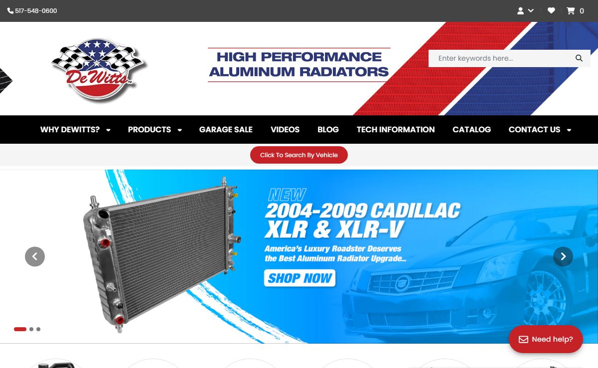 DeWitts™ Direct Fit® High-Performance Aluminum Radiators – DeWitts™ Direct Fit® Aluminum Radiators