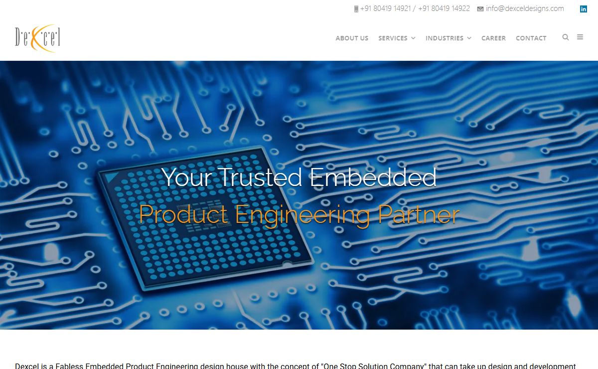 Dexcel Designs - Your Trusted Embedded Product Engineering Partner