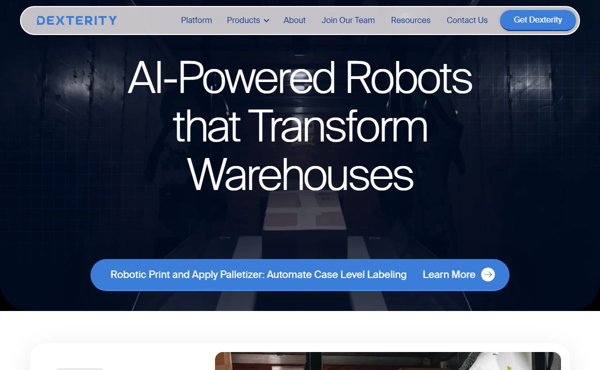 Dexterity Inc. - Robots with human like dexterity.