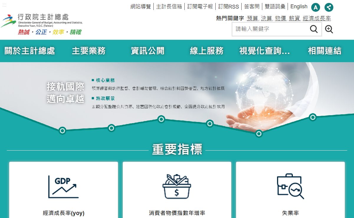 行政院主計總處
