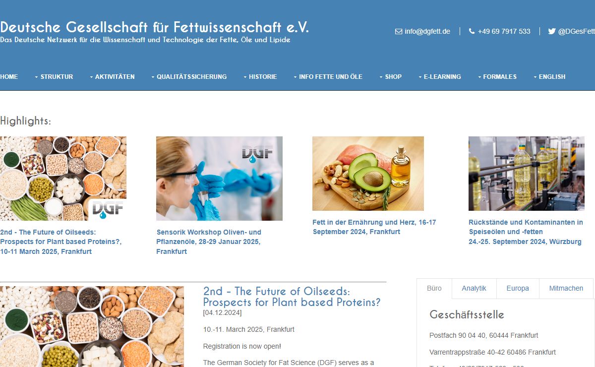 Deutsche Gesellschaft für Fettwissenschaft