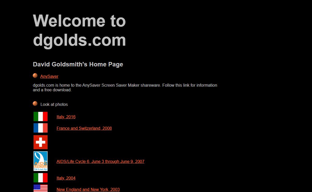 dgolds.com Home Page