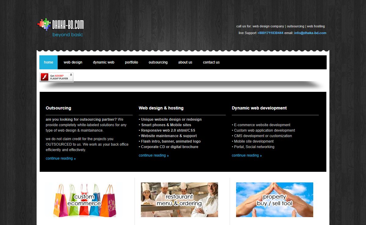 Web Design Company Dhaka-bd.com Limited | Outsource Web Designing, Website Development, Freelancing