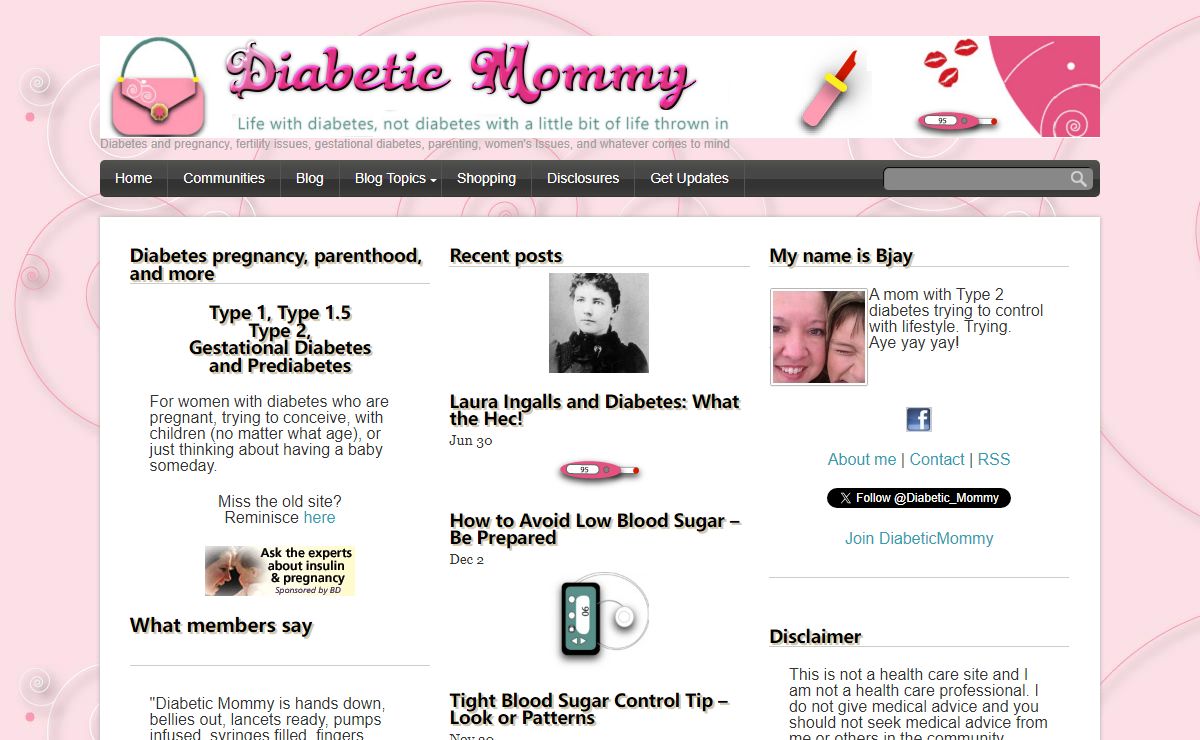 DiabeticMommy - Diabetes pregnancy, gestational diabetes, trying to conceive, blog